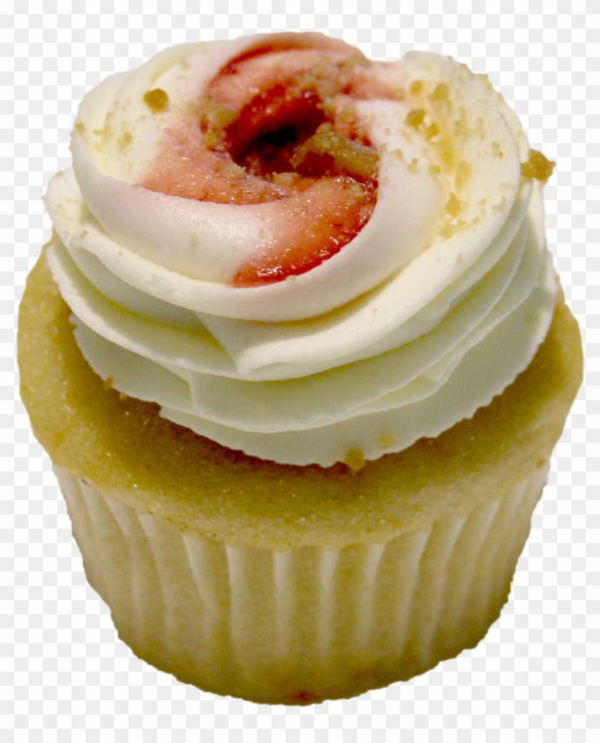 Vanilla Cupcake, Whipped Cream Cheese Frosting, Strawberry - Transparent Cheesecake Cupcake Clipart