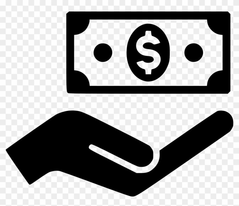 Money Symbol Png Hand With Money Icon Clipart 162612 Pikpng