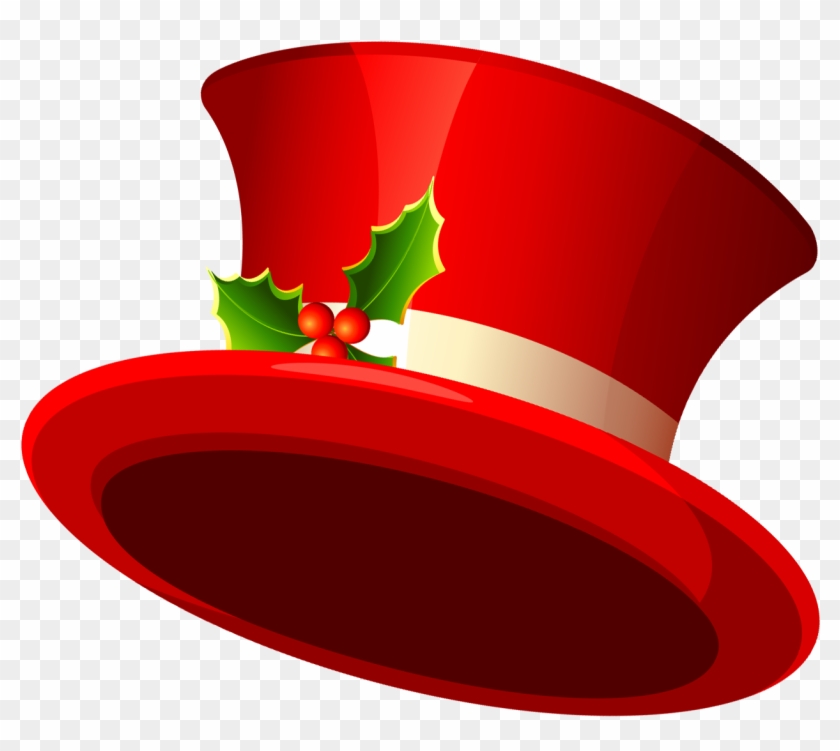 Christmas Top Hat Transparent Png Clipart - Christmas Elf Hat Transparent Background
