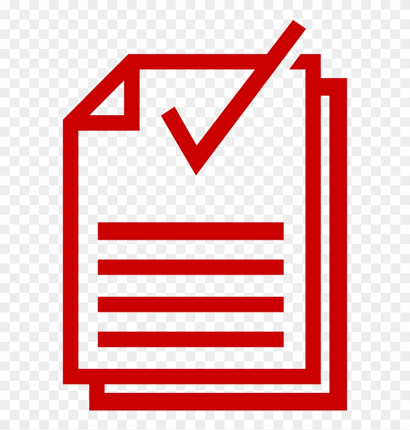 Icon Of Documents With A Checkmark Symbol - Assessment Icon Transparent Png Clipart #162786