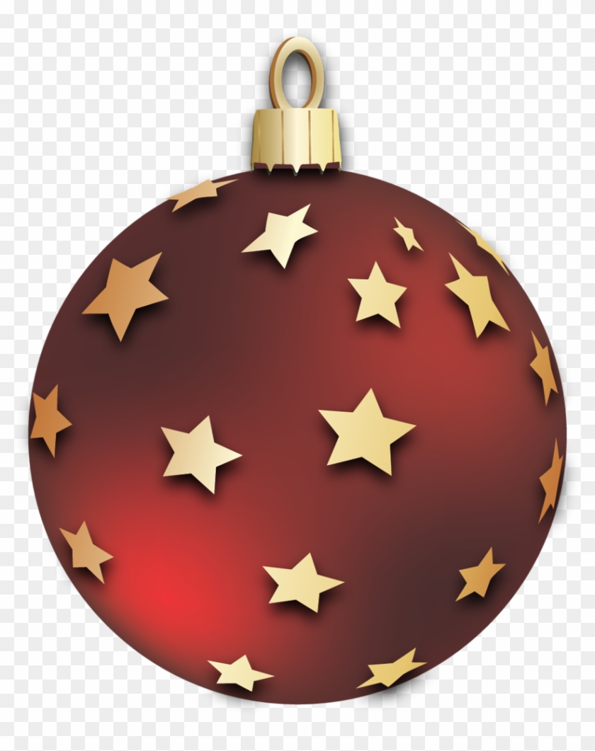 Natal Elementos Christmas Bulbs, Red Christmas Ornaments, - Red Christmas Ornament Clipart - Png Download