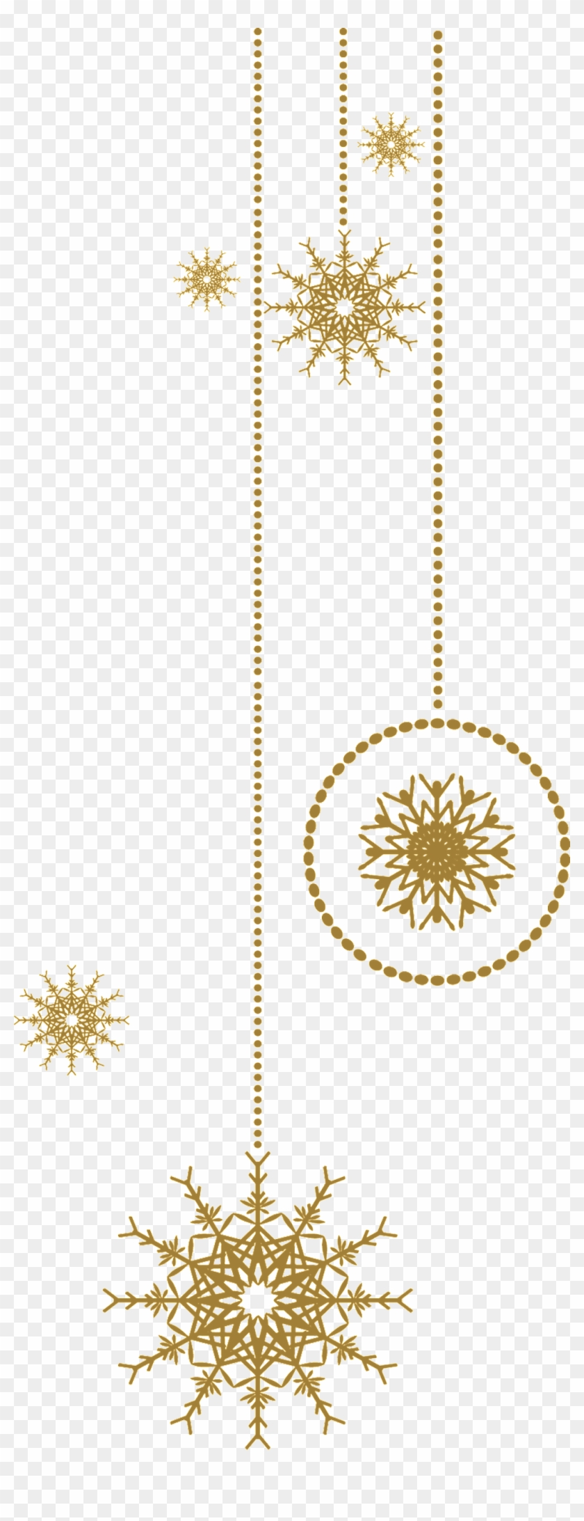Noble Ornaments Transparent - Copos De Nieve Colgantes Png Clipart #162862