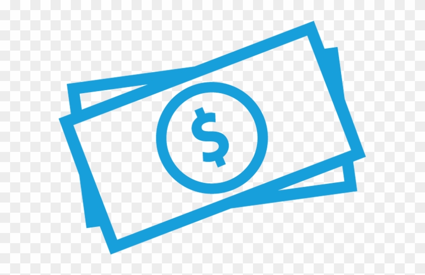 Icon Of Dollar Signs To Show You Will Save Time And Money Sign Png Blue Clipart 163354 Pikpng