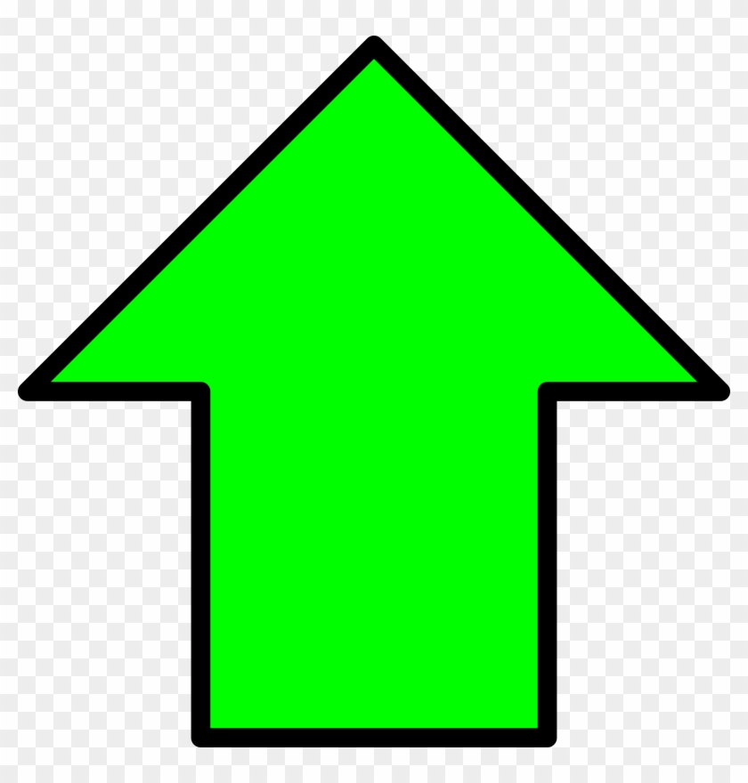 Green Up Arrow - Green Up Arrow Png Clipart #163376