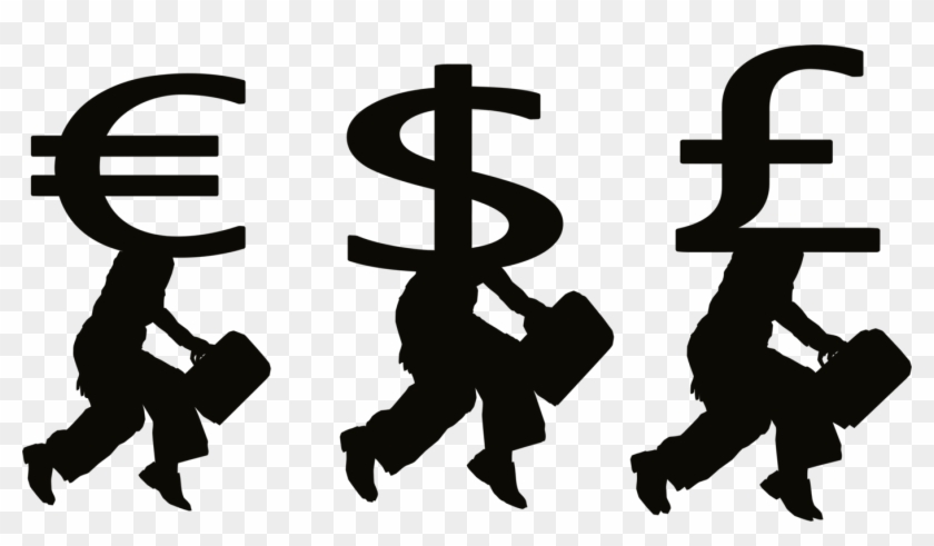 Money Bag Currency Symbol Silhouette - Money Silhouette Clipart #163452