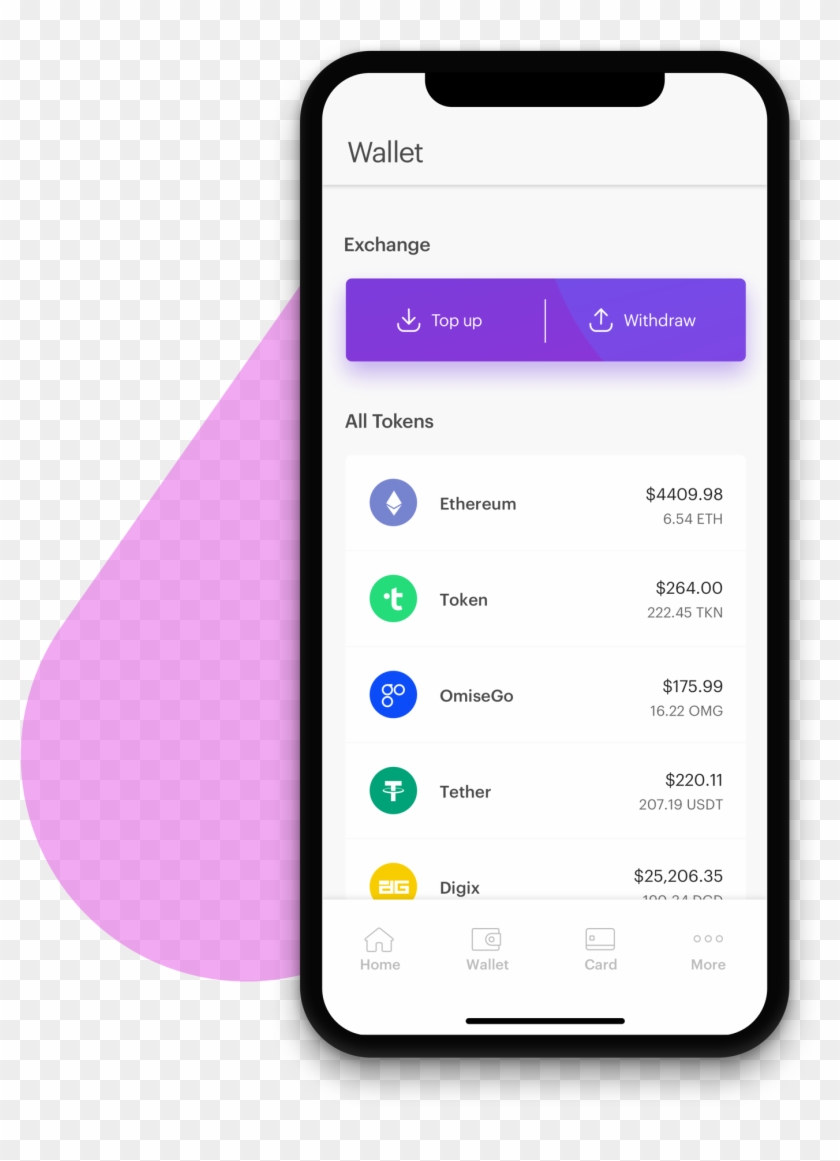 Iphone Showing Token App - Token App Clipart