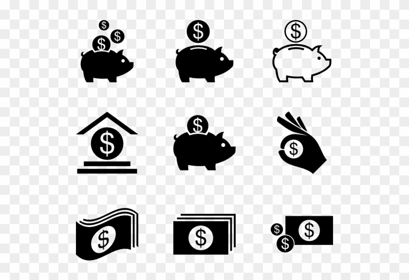 Money Exchange Icons Free - Saving Icon Clipart #163578