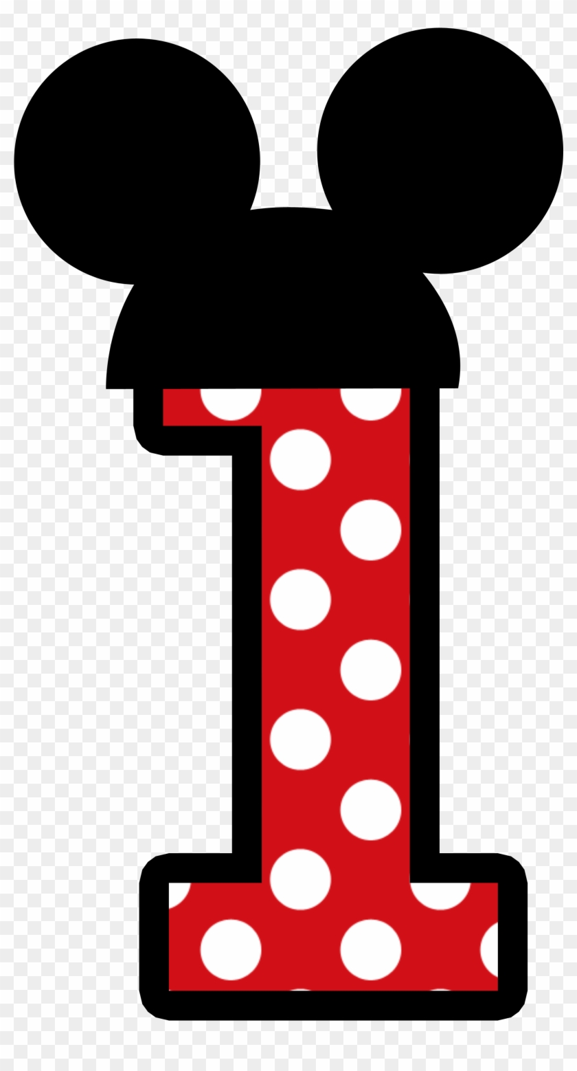 Image Transparent Stock E Minnie Minus Dressup And - Number 1 Mickey Mouse Png Clipart