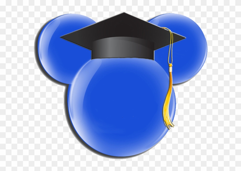 Free Mickey Mouse Ears Silhouette Download Free Clip - Graduation Minnie Mouse Head - Png Download