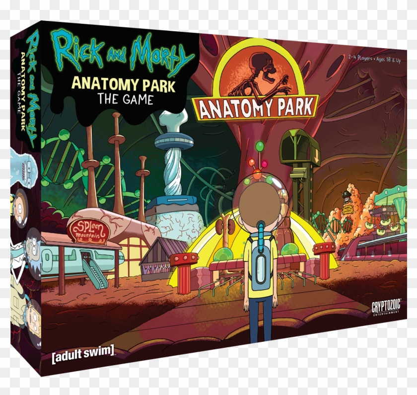 Rick And Morty Board Game Anatomy Park Clipart