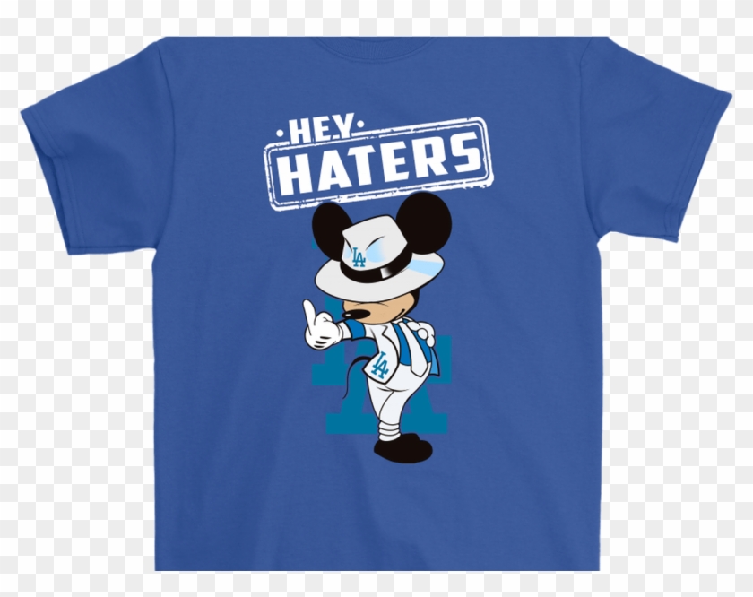 Mlb Los Angeles Dodgers Hey Haters Mickey Mouse Shirts - Shirt Clipart