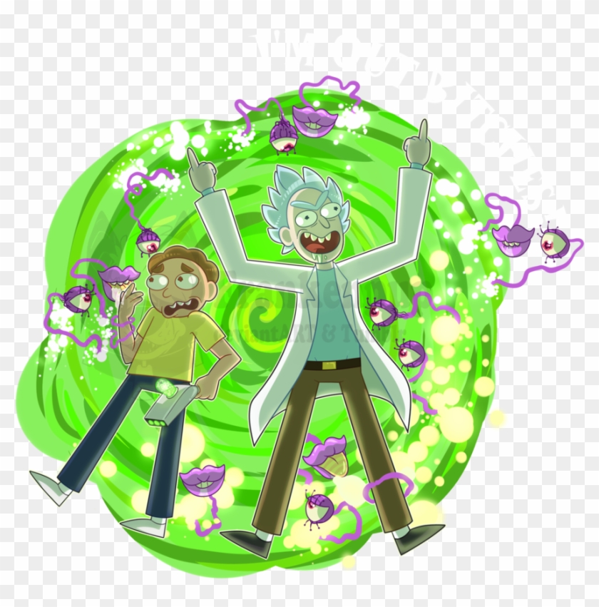 Portal Rick And Morty Png - Rick And Morty Portal Png Clipart #164078