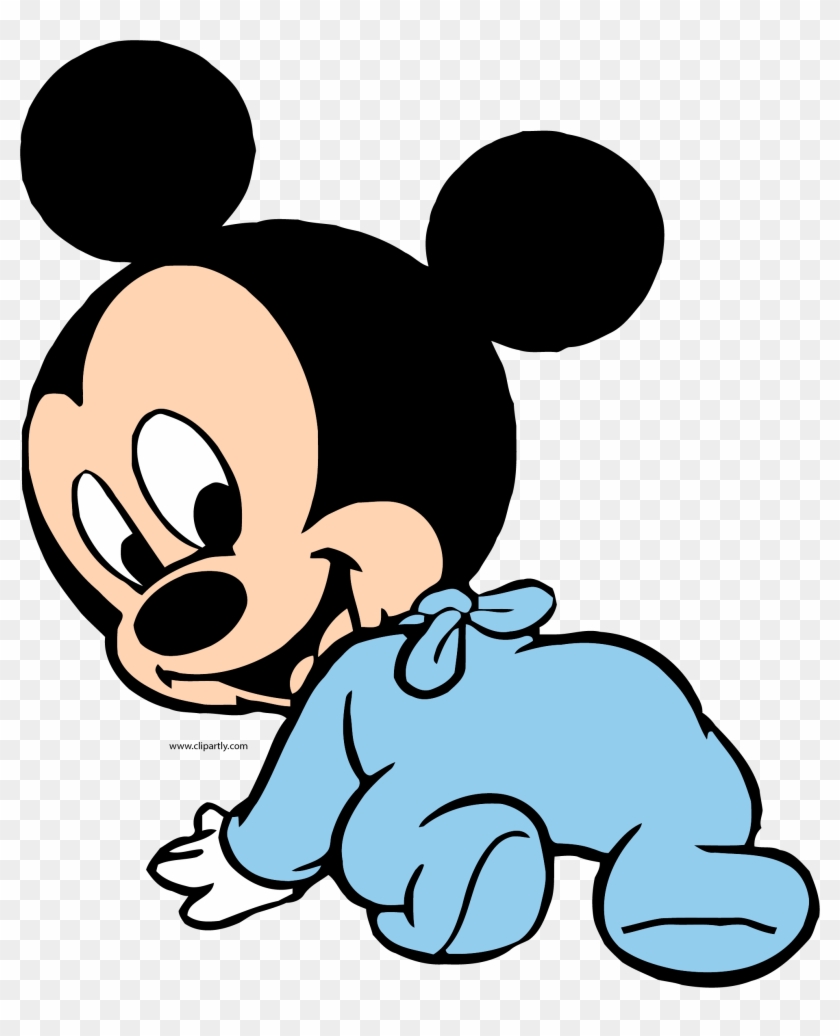 Baby Mickey Mouse Clipart Png - Baby Mickey Mouse Face Transparent Png #164230