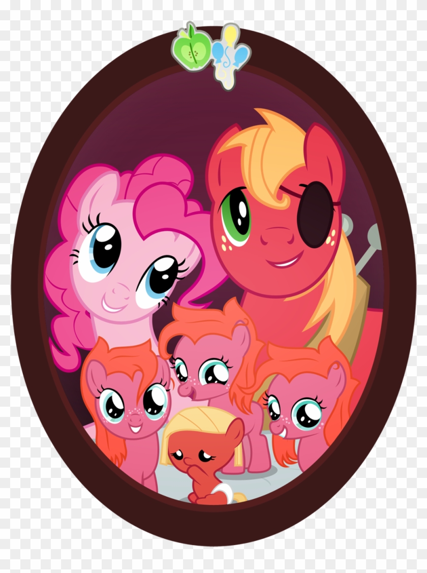 And An Eye Patch - Big Macintosh And Pinkie Pie Clipart #164470