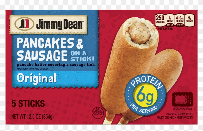 Jimmy Dean® Pancakes And Sausage On A Stick, Original, - Ciabatta Clipart
