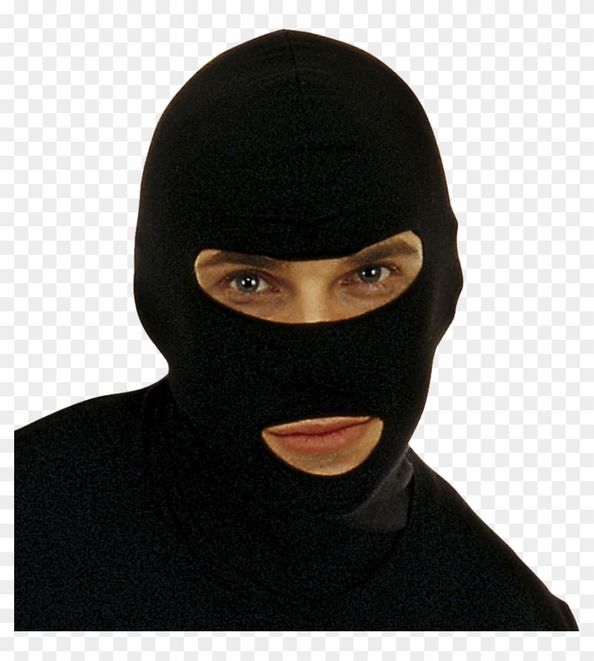 Balaclava, Mask Png - Black Robber Mask Clipart