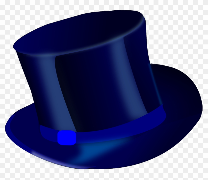 Top Hat Clipart Blue - Cowboy Hat - Png Download