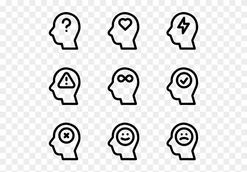 Human Mind - Customer Service Line Icon Clipart