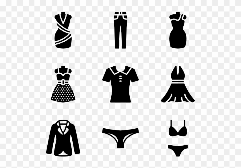 Woman Clothes - Women Clothing Icon Png Clipart