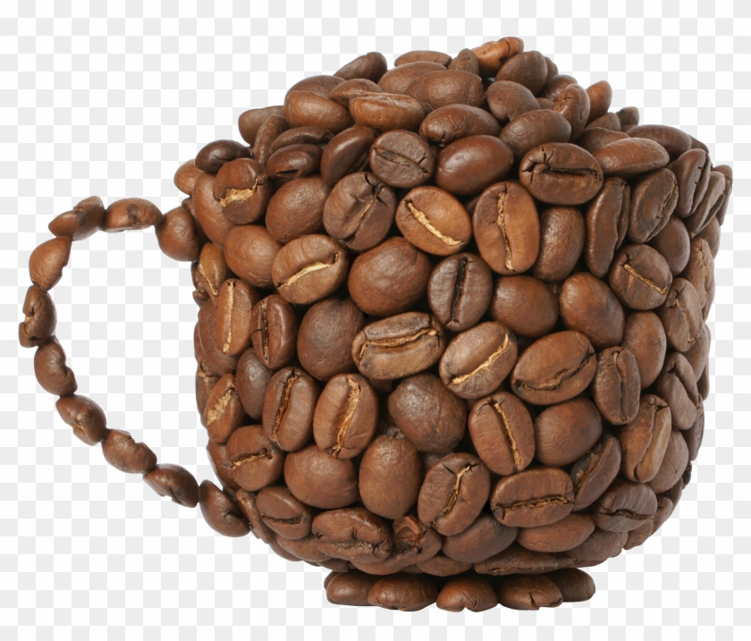 Coffee Pot Of Coffee Beans Png Clipart Picture - Coffee Beans Transparent Background