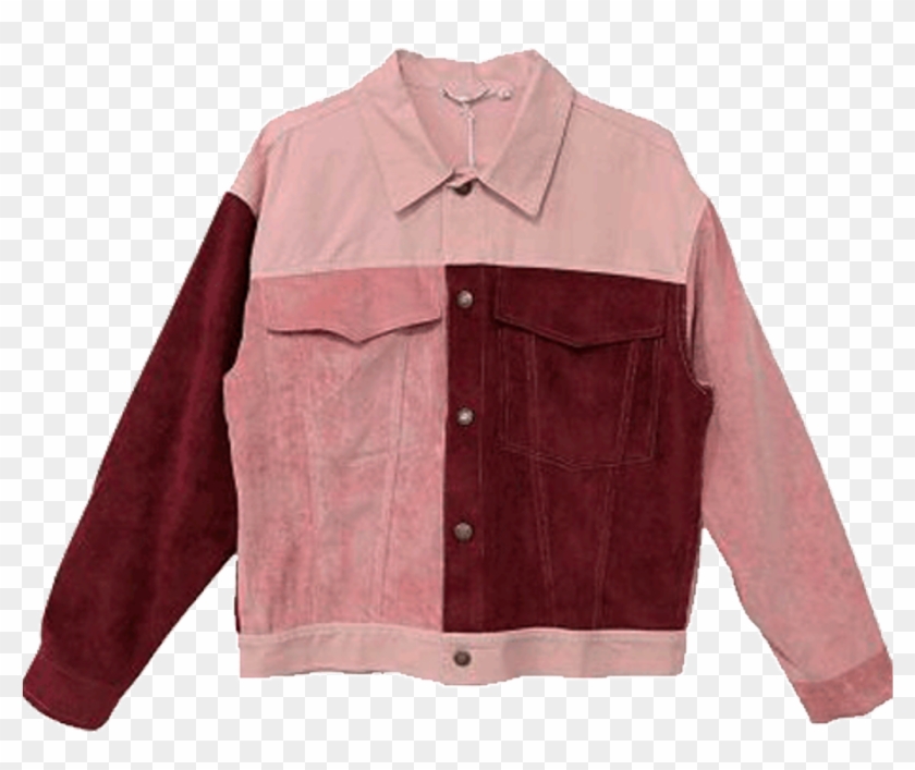 Jacket Clothes Png Transparent Sweater Clothespng Hoodi - Pink Patch Denim Jacket Clipart