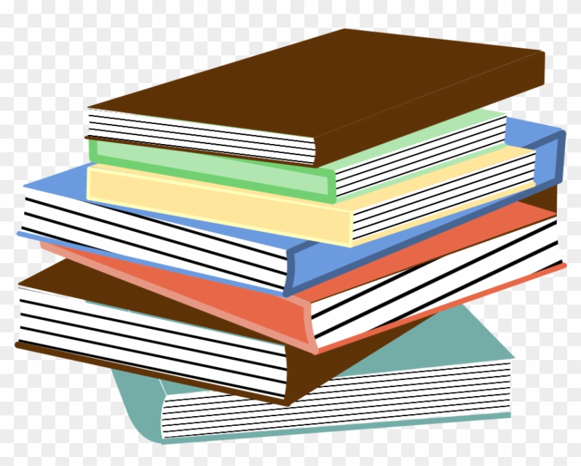 Book Stack Vector Png Clipart
