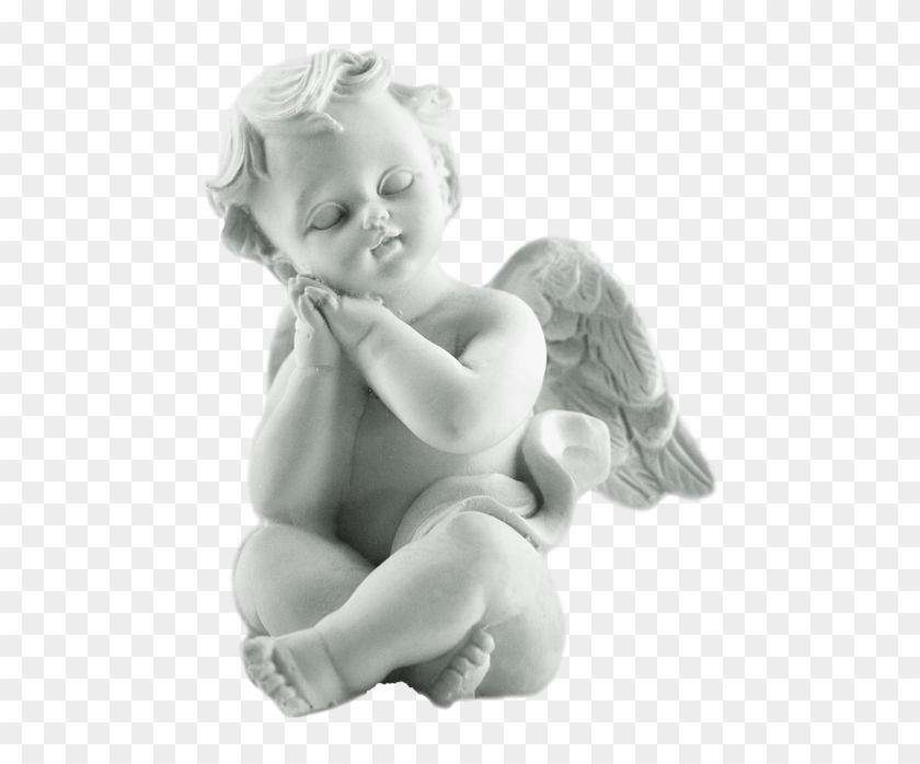 Angel, Cherub, Symbol, Heaven, Religion, Statue, White - Baby Angel Statue Png Clipart