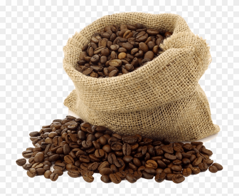 Coffee Beans Bag Open - Coffee Bag Clipart
