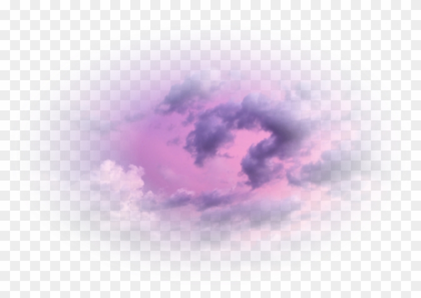 Background Purple Moon Heaven Sky Clouds - Colorful Cloud Transparent Clipart #165731