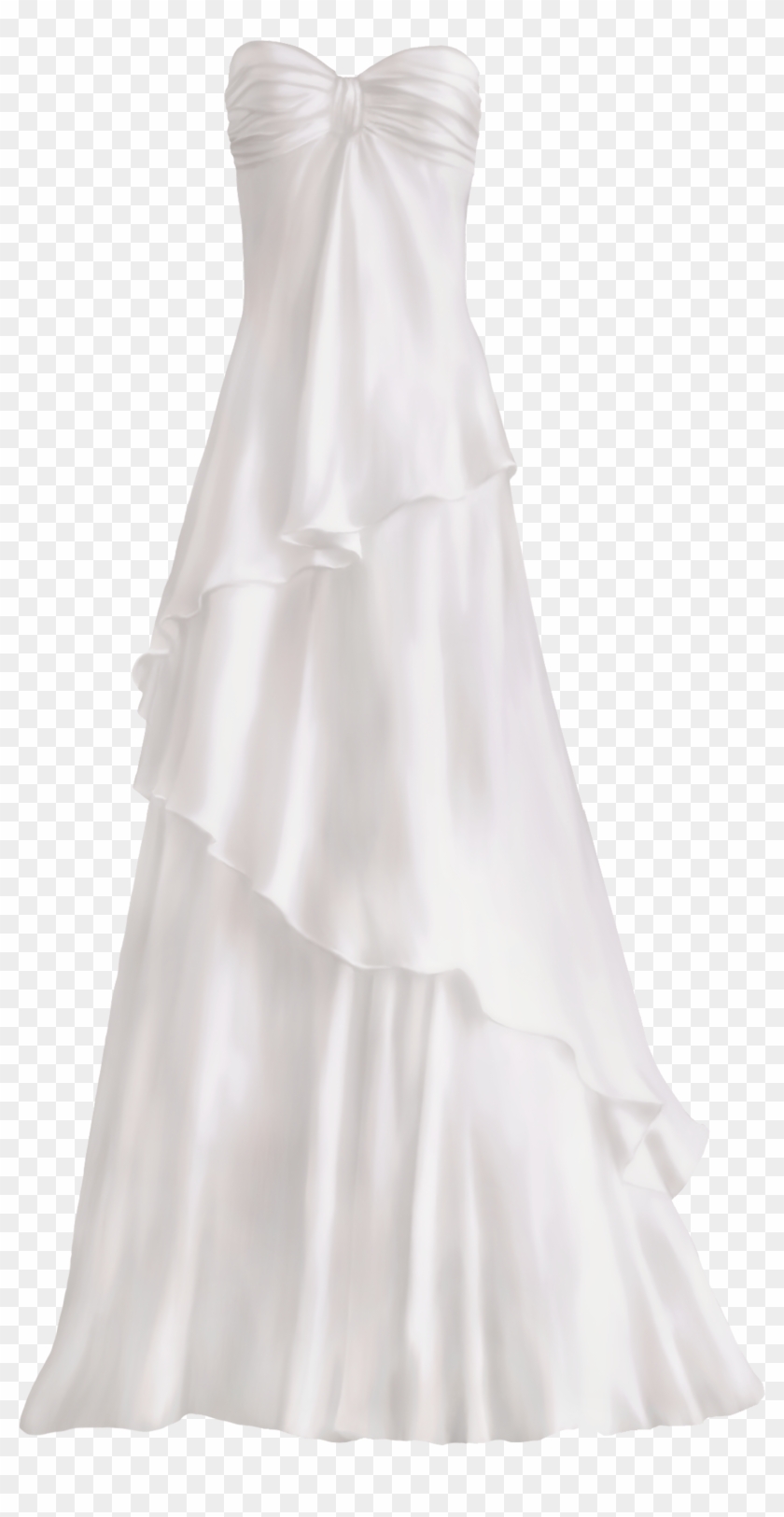 Royalty Free Stock Elegant Wedding Dress Png Art Best - Transparent Background White Dress Png Clipart #165903