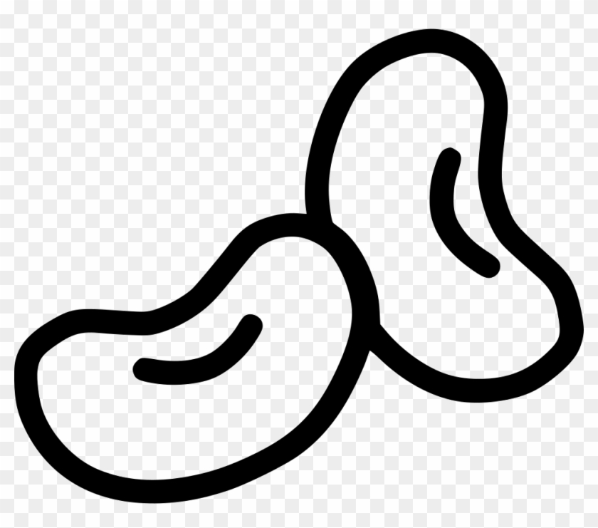 Png File Svg - Bean Black And White Png Clipart #166026