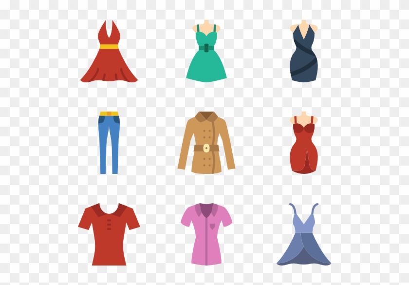 Woman Clothes - Clothes Vector Png Clipart #166110