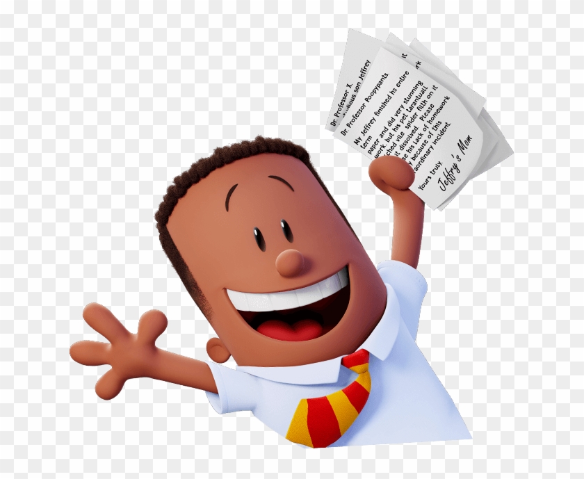 Make An Excuse Homework Excuse Generator - Main Character In Captain Underpants Clipart