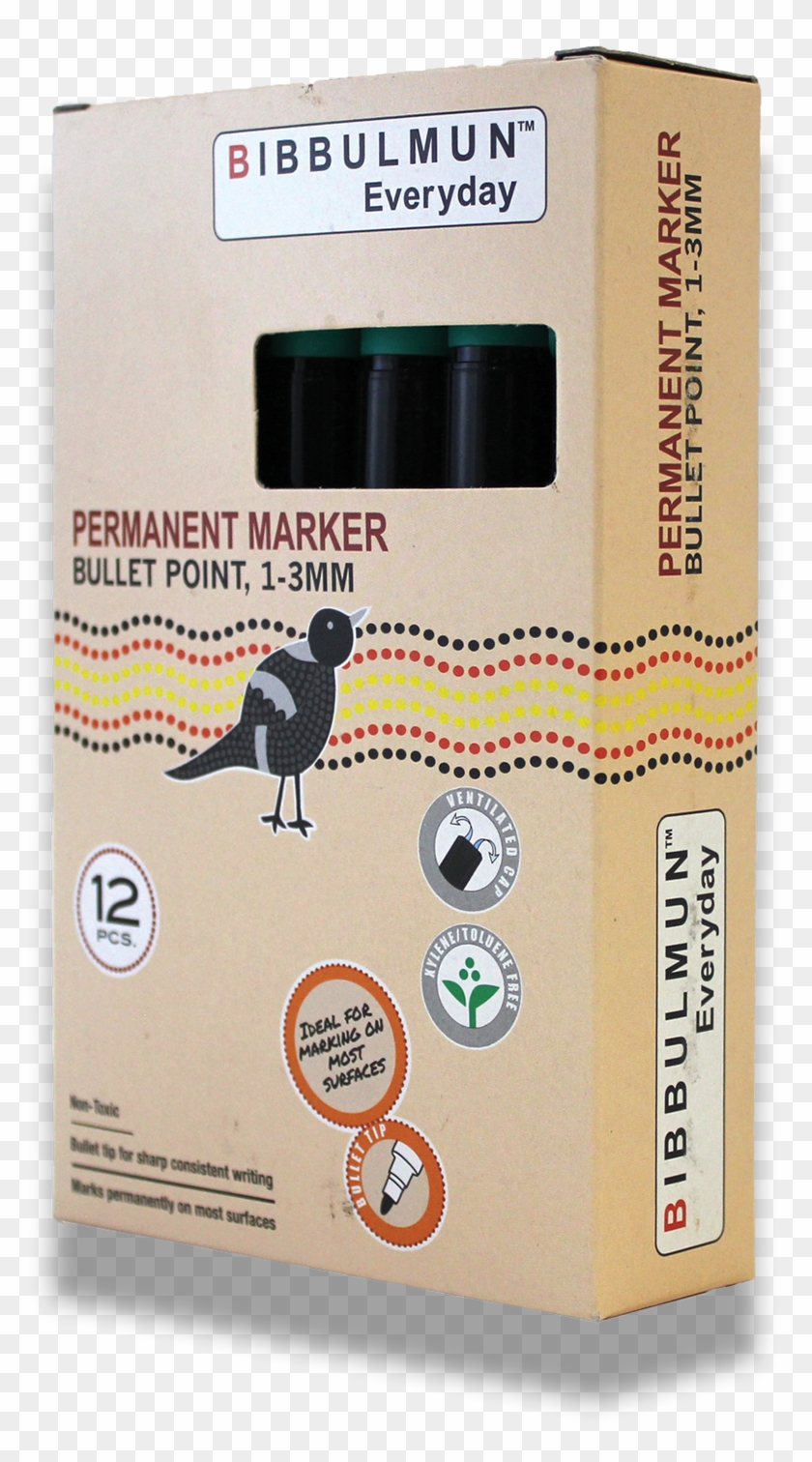 Bibbulmun Permanent Markers Have A Bullet Tip For Smooth - Carton Clipart