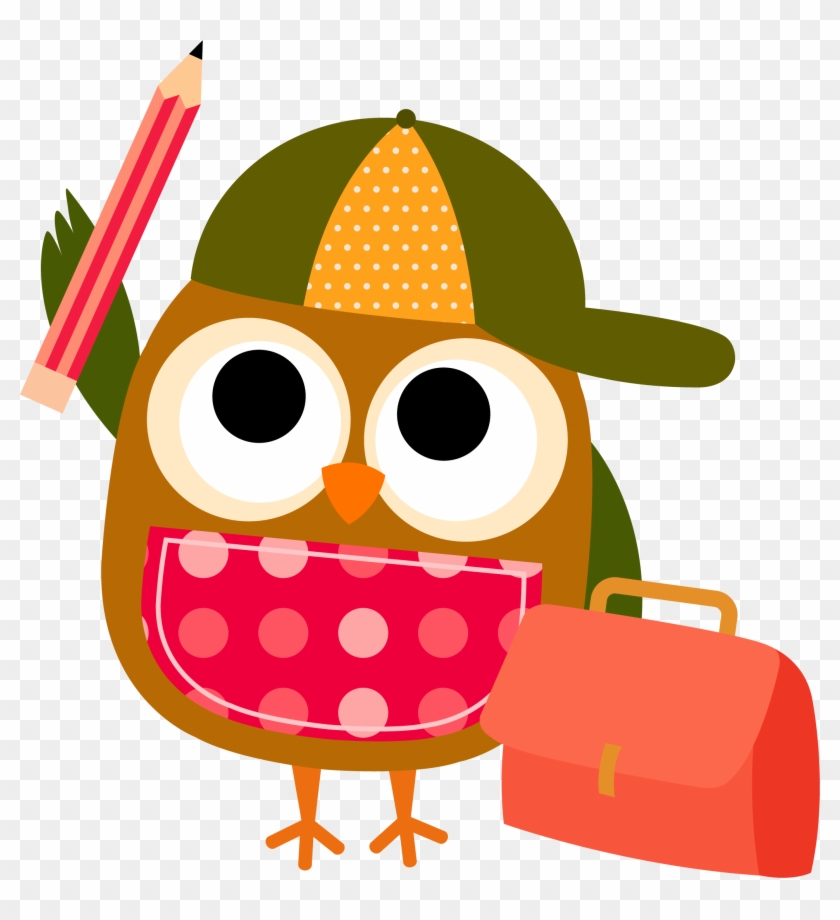 Homework Clipart Owl - Back To School Owl Clipart - Png Download