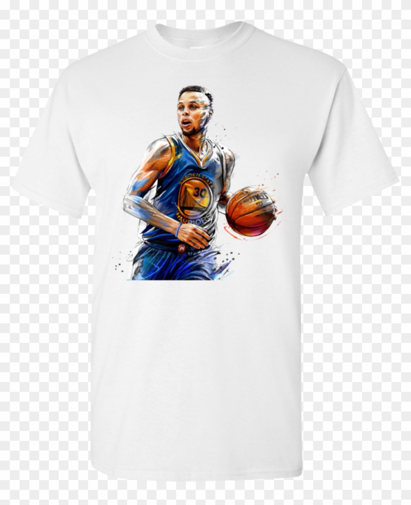 Stephen Curry Golden State Warriors T-shirt - Stephen Curry Clipart