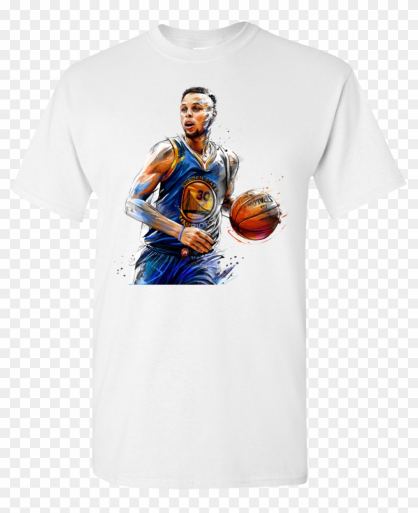 Stephen Curry Golden State Warriors T-shirt - Stephen Curry Clipart #166856