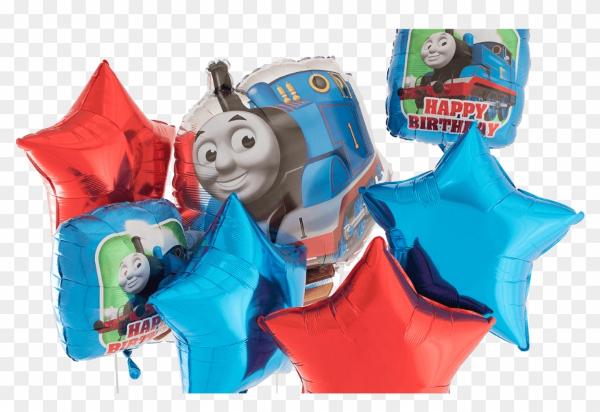 Thomas The Tank Engine Birthday Bunch Tether & Float - Thomas And Friends Clipart
