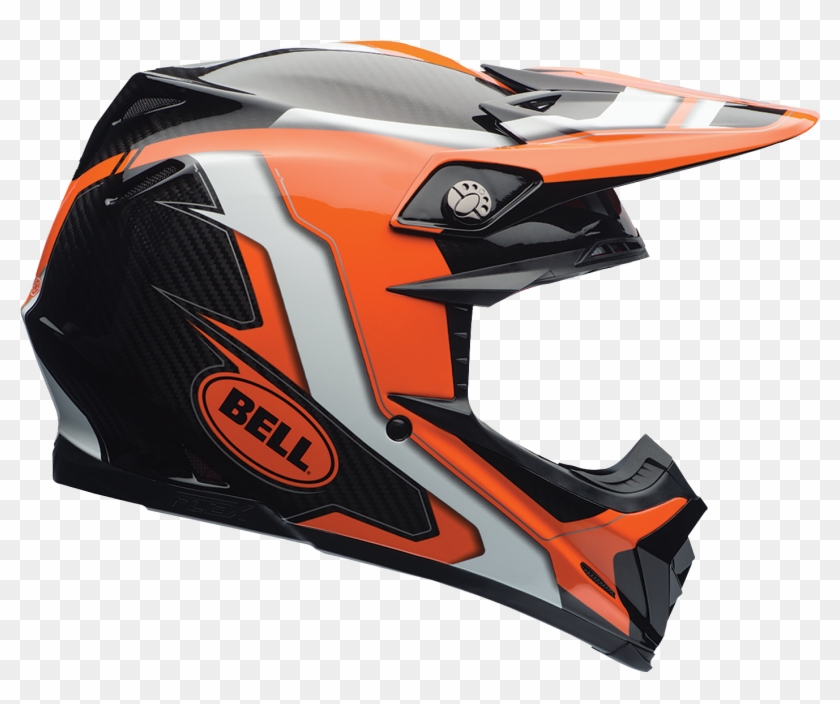 Helmet Hd Png Pluspng - Bell Moto 9 Flex Orange Clipart
