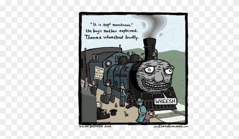 And Then His Boiler Explodes - Thomas The Train Explodes Clipart #167308