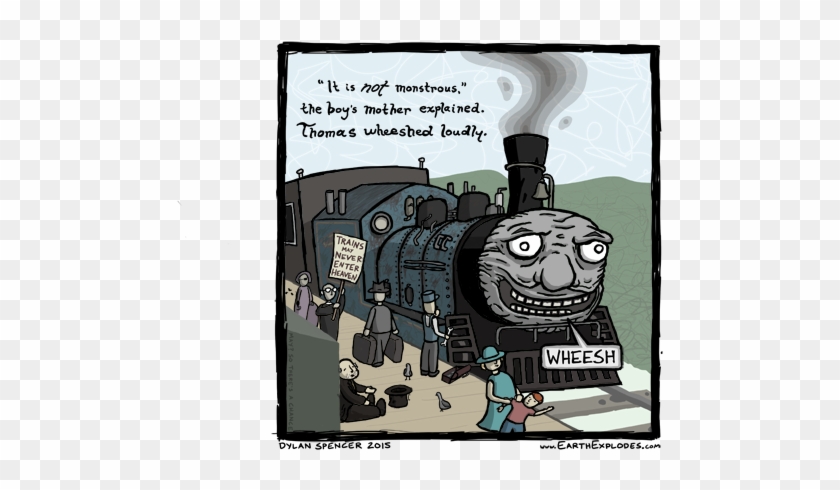 And Then His Boiler Explodes - Thomas The Train Explodes Clipart