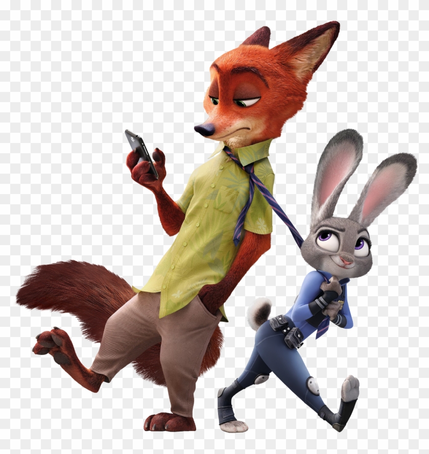 Judy Hopps And Nick-wilde Zootopia - Judy Hopps Y Nick Wilde Clipart