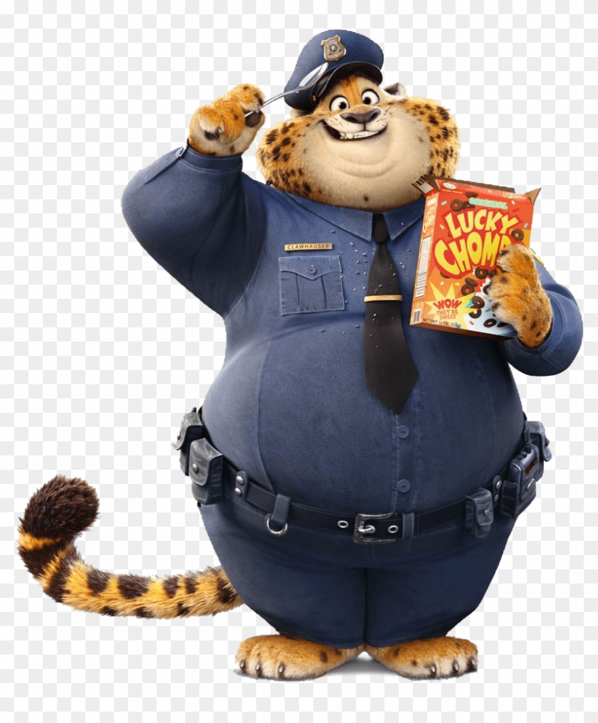Download - Clawhauser Zootopia Clipart #167597