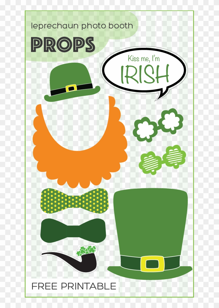 Picture Transparent Download Free Printable Patrick - Saint Patrick's Day Photo Props Clipart #167733