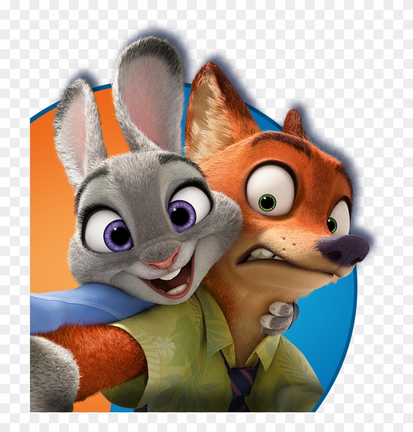 Nick Wilde And Judy Hopps , Png Download Clipart