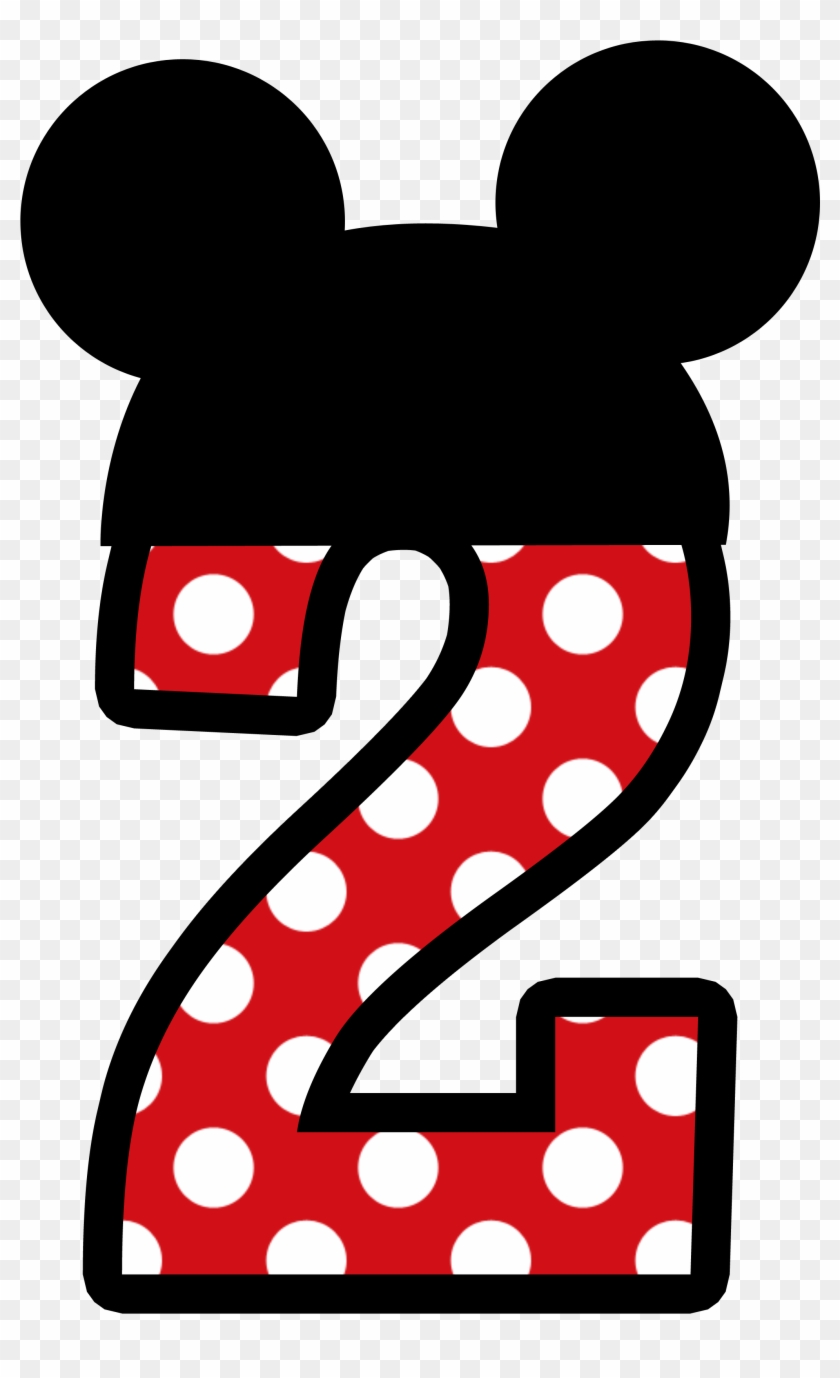 Hight Resolution Of Mickey Mouse Letters Mickey Mouse - Mickey Mouse Number Clipart #168076