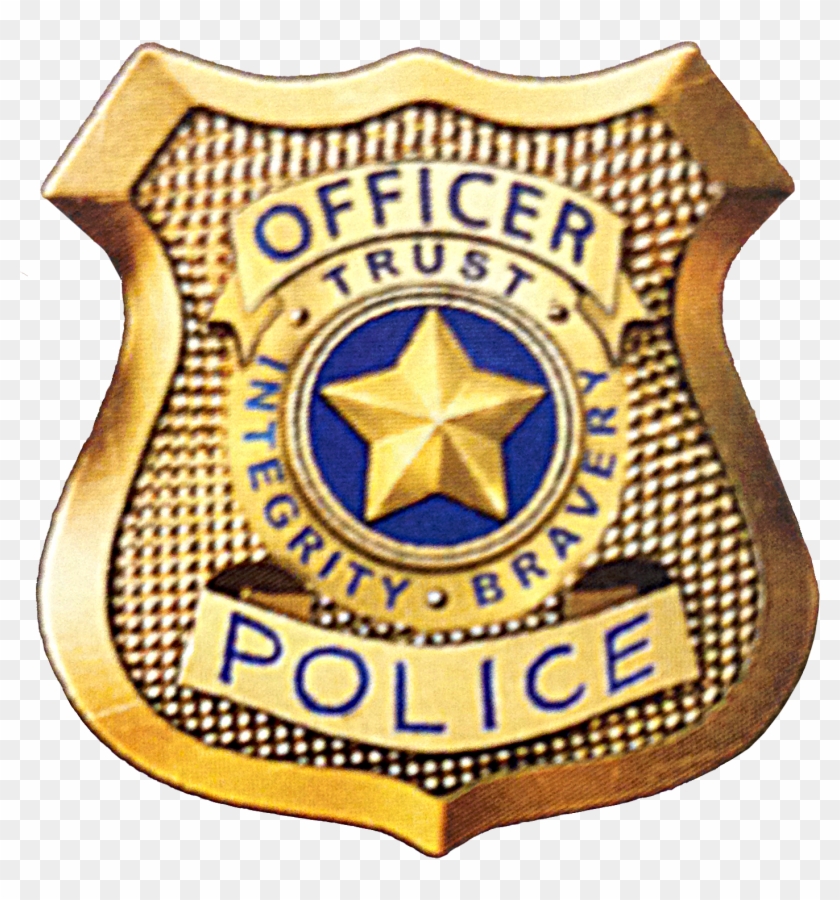 I0gn1wf - Cartoon Police Badge Clipart