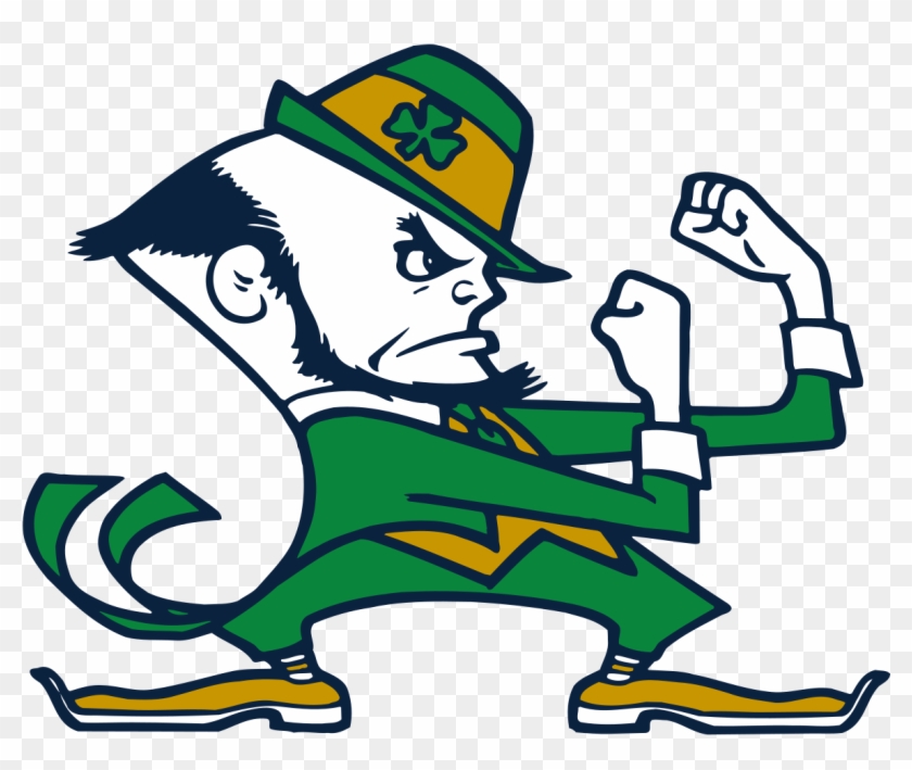 Notre Dame Leprechaun Png - Fighting Irish Logo Clipart