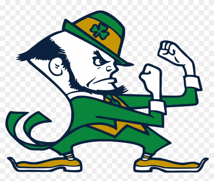Notre Dame Leprechaun Png - Fighting Irish Logo Clipart #168479