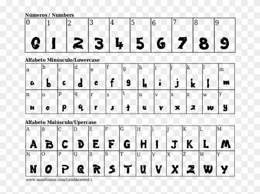 Font Details Tumbleweed - Font Clipart #168569